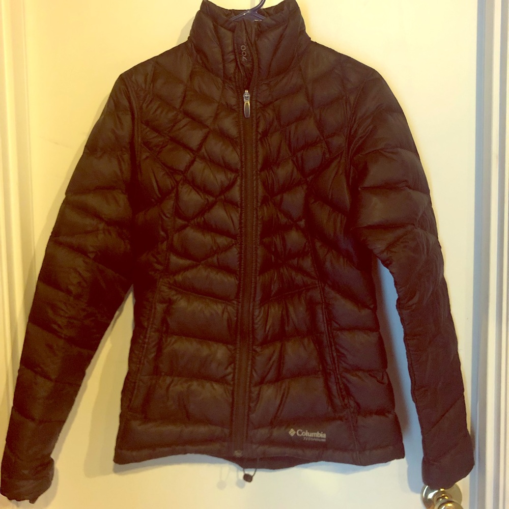 Columbia Black Omi-Heat & Down Feather Puffer
